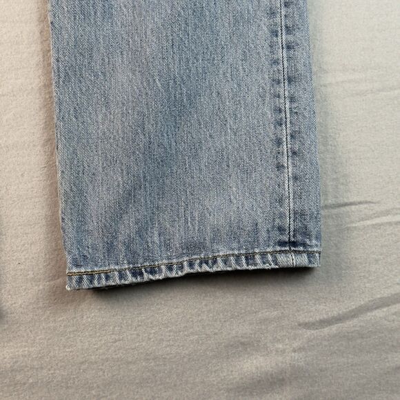 Levi's 501xx Jeans Mens 36x29 Straight Leg Button Fly Blue Denim Distressed - Picture 11 of 16